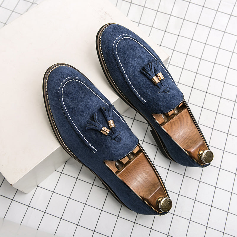 Suede Tassel Loafers
