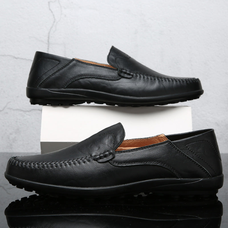 Premium Convertible Leather Loafers
