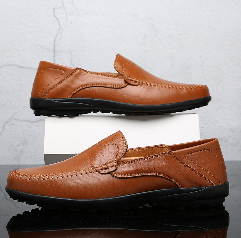 Premium Convertible Leather Loafers