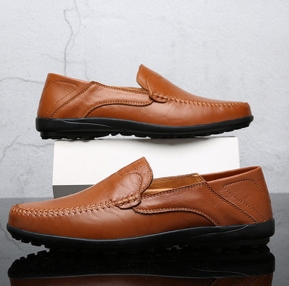 Premium Convertible Leather Loafers