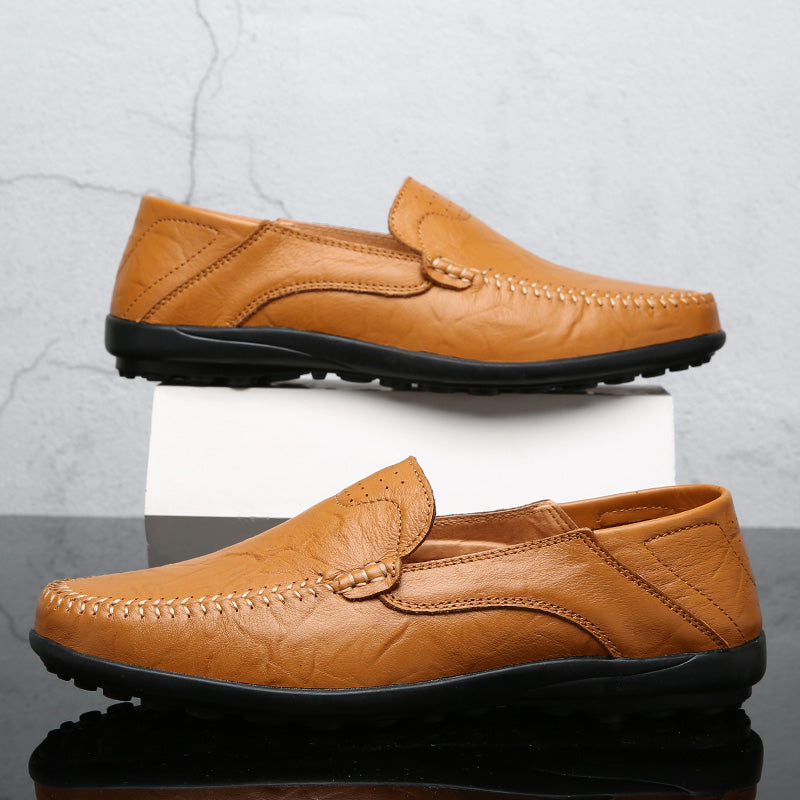 Premium Convertible Leather Loafers