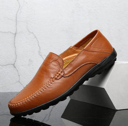 Premium Convertible Leather Loafers